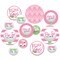 Big Dot of Happiness Golf Girl - Pink Birthday Party or Baby Shower Giant Circle Confetti - Party Decorations - Large Confetti 27 Count
